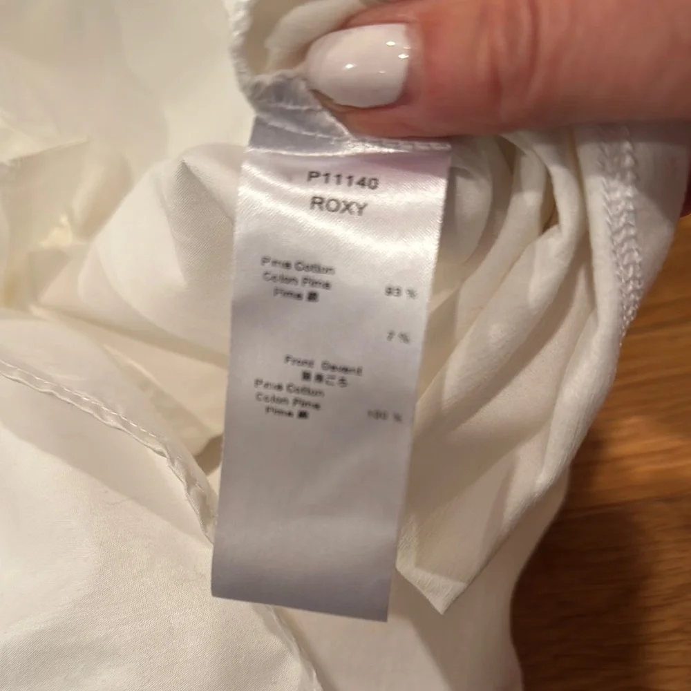 Anne Fontaine White Button Down Shirt with tie up design-no buttons-sz 38=Small - Picture 3 of 8